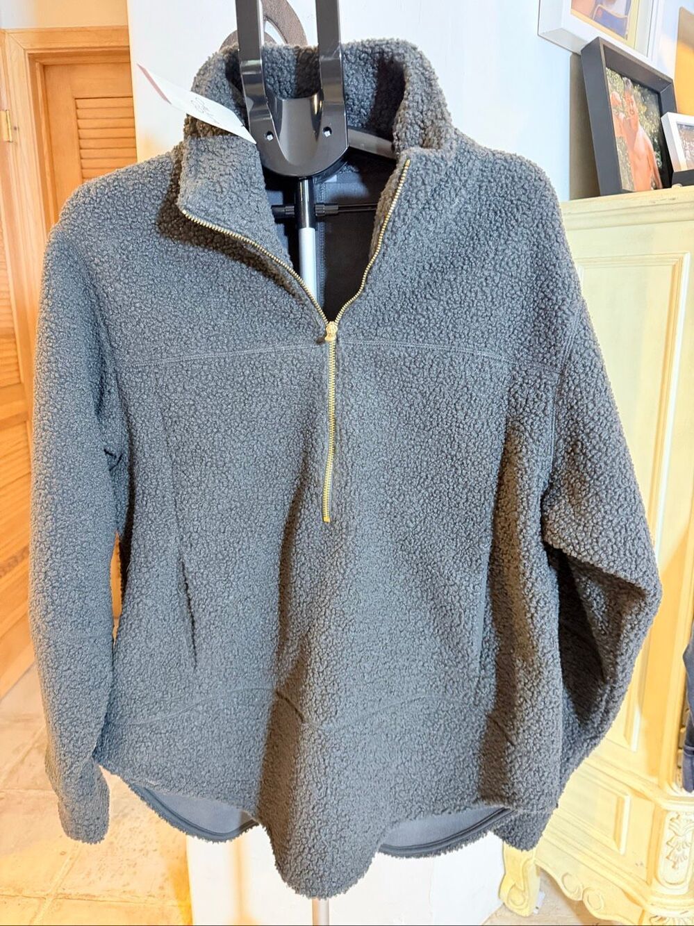 NWT Calia half zip sherpa pullover